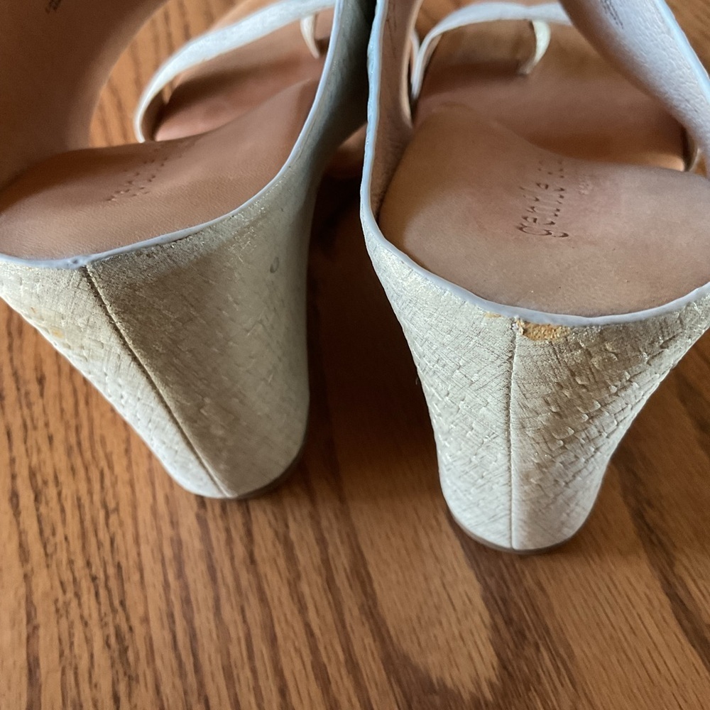 Kenneth Cole Gentle Souls Elegant White Sandals size 10 - Picture 4 of 9
